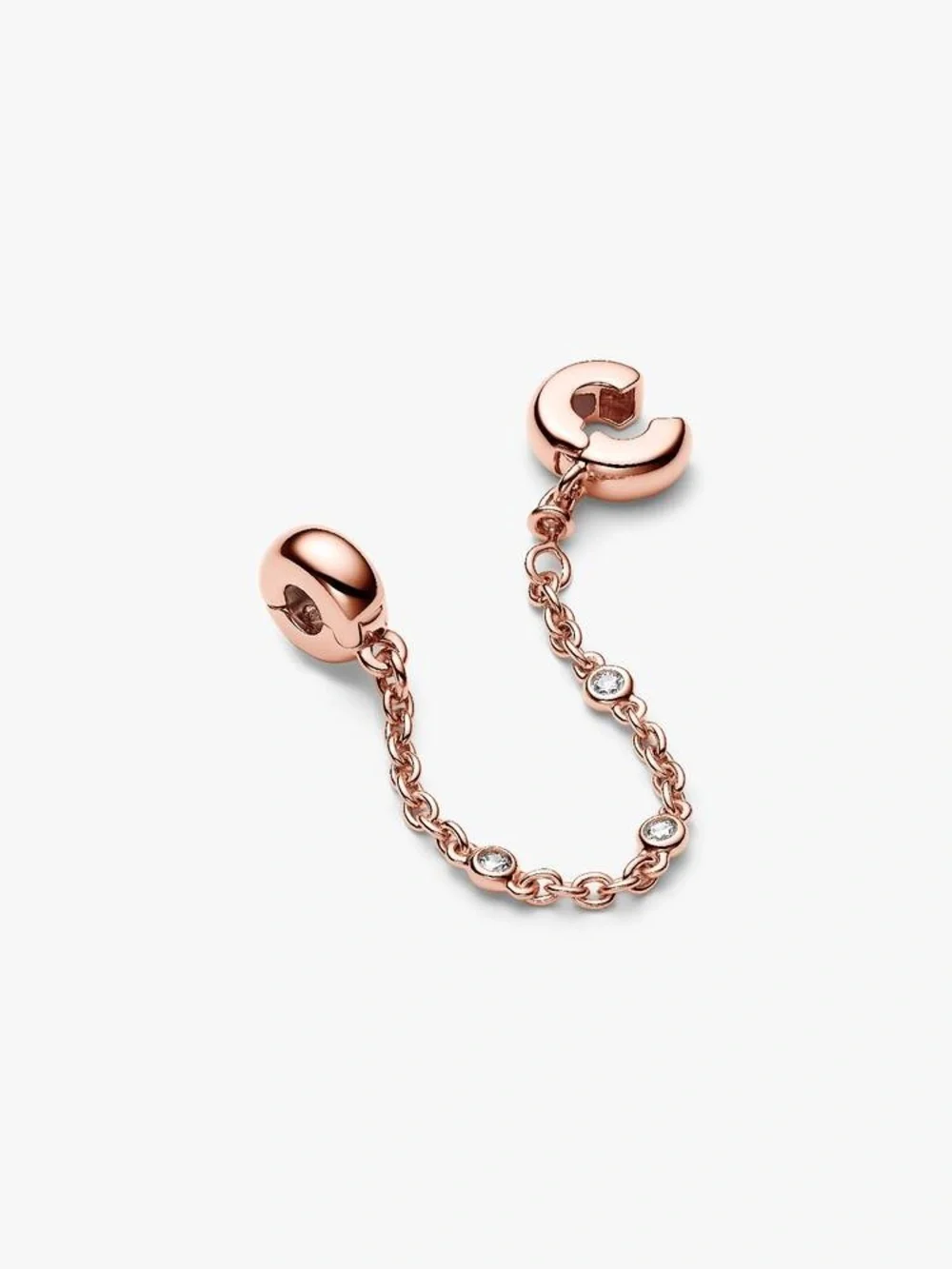 Pandora Triple Clear Stone Safety Chain